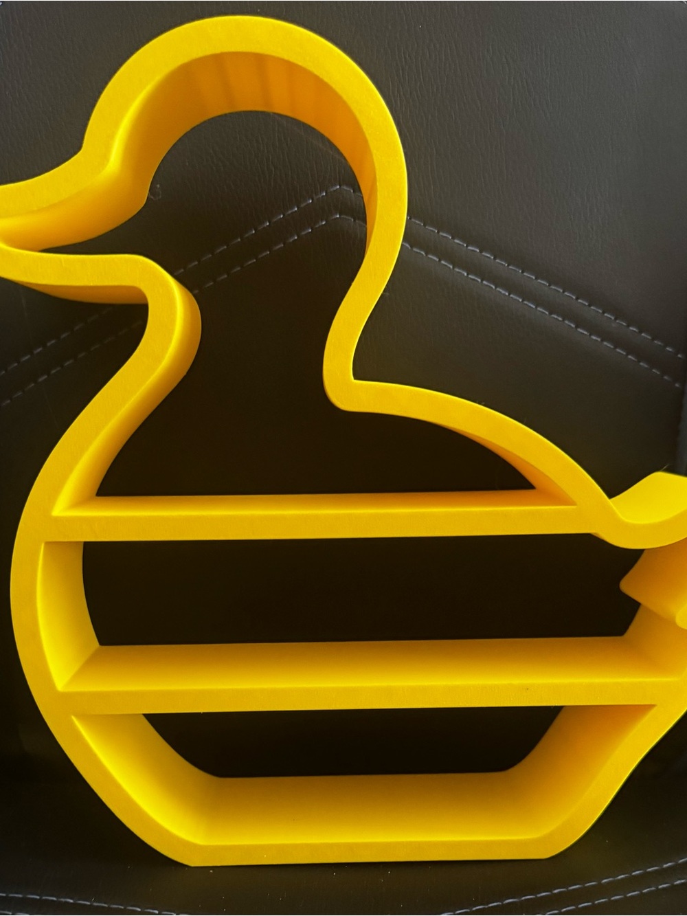 Bright Yellow Duck Wall Shelf by